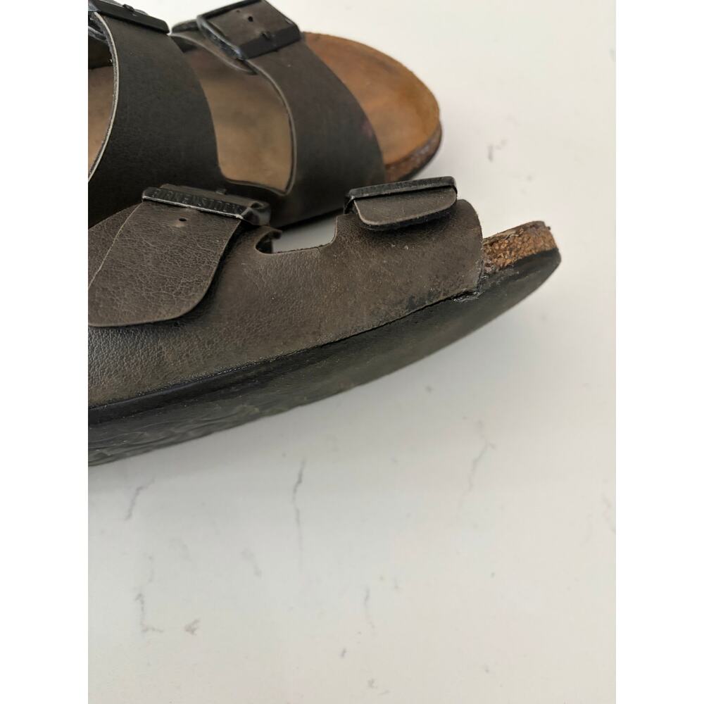 Birkenstocks, Arizona mocha two strap sandal size 39 Boho summer comfort casual - Picture 10 of 10